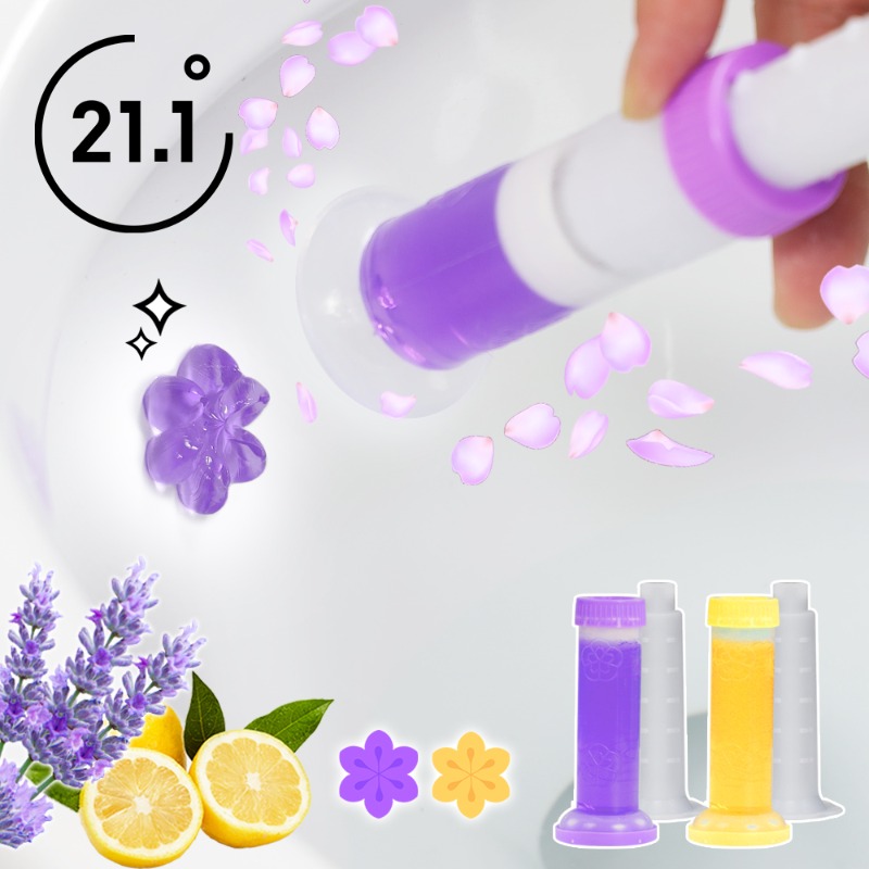젤로크린 자동 변기세정제 화장실청소 변기클리너 1개(라벤더/레몬)12회분